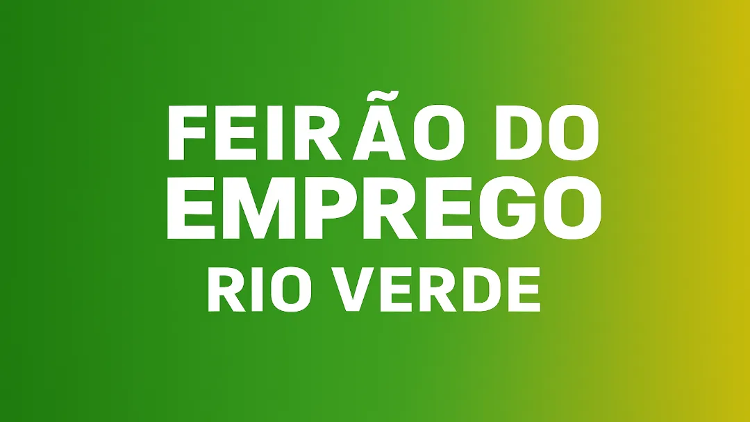 Feirão do Emprego conecta candidatos e empresas em Rio Verde