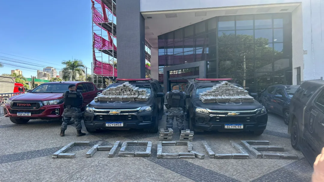 Trio é flagrado transportando meia tonelada de maconha em Goiás