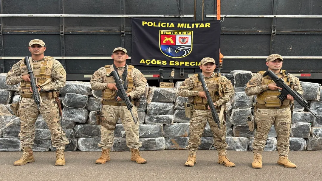 PM e PRF Fazem Grande Apreensão de Drogas em Presidente Epitácio