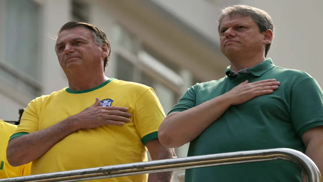 Tarcísio de Freitas deve se reunir com Bolsonaro em Brasília nesta segunda-feira