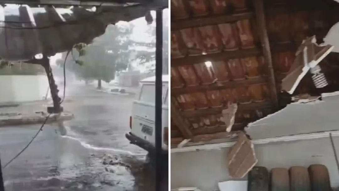 Chuva e Granizo causam estragos em Goiás; veja previsão