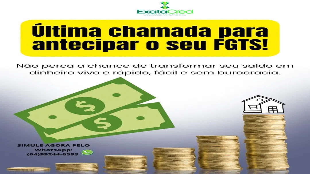 Último dia para Antecipar FGTS: Novas regras mais restritivas em 1º de novembro
