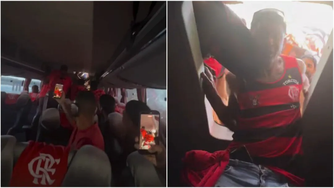AeroFla: Torcedores Invadem Ônibus e Brigam com a PM