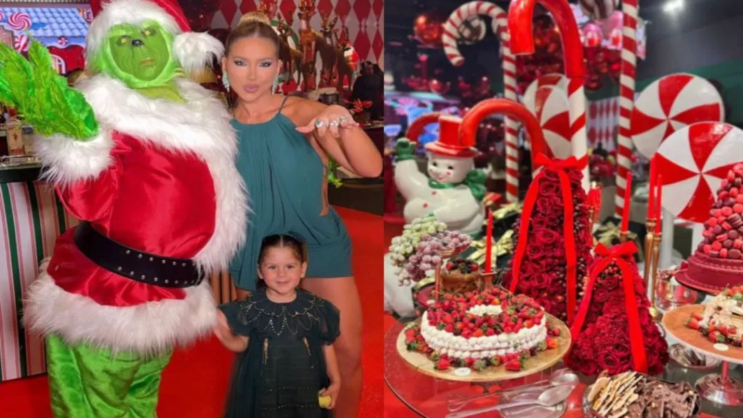 Veja os detalhes luxuosos do Natal de Virginia Fonseca e Vini Jr.