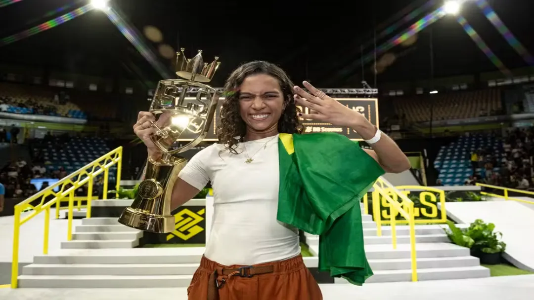 Rayssa Leal é tetracampeã mundial da Street League em São Paulo