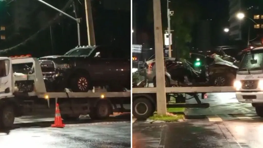 Jovens morrem em grave acidente com três carros na Avenida Mutirão em Goiânia
