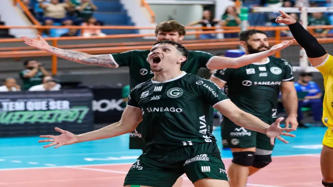 Goiás domina vice-líder Vôlei Renata e vence por 3 a 0 na Superliga