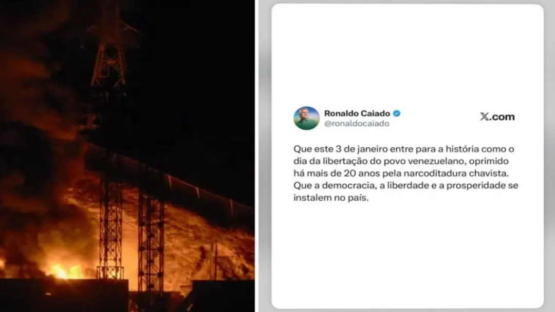 Caiado celebra queda de Maduro: "Libertação do povo"