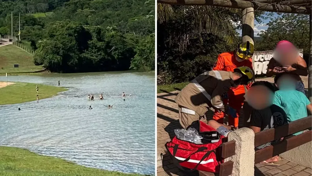 Adolescentes são atacados por piranhas no Lago Corumbá em Caldas Novas