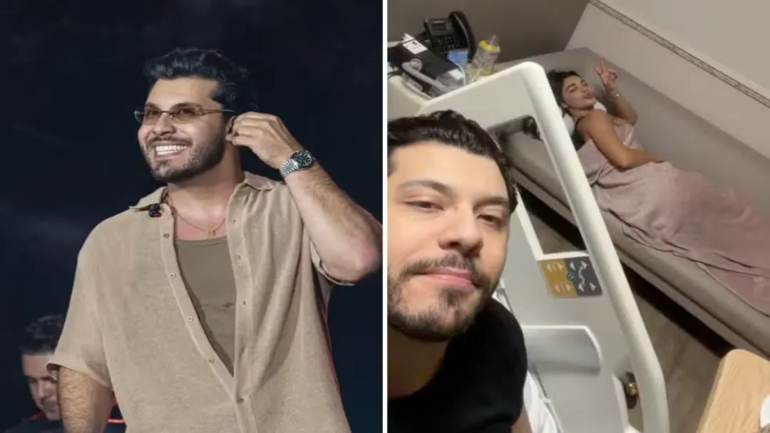 Murilo Huff é internado em Goiânia e cancela show por quadro viral