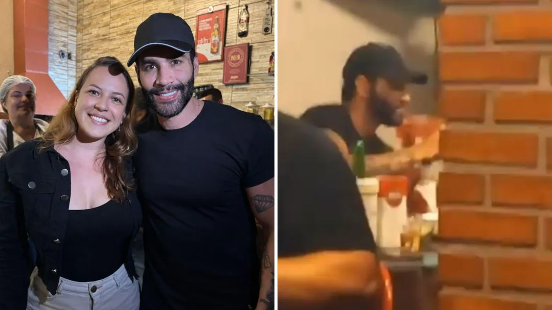 Gusttavo Lima é flagrado em bar de Goiânia na folga