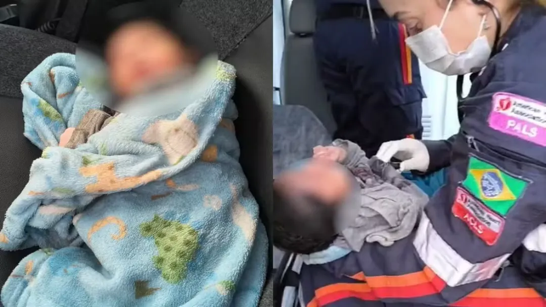 PM resgata bebê abandonado em caixa de papelão na GO-463 em Caldazinha