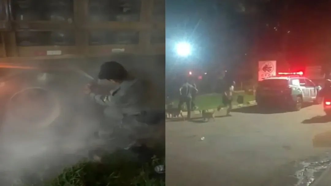 Polícia e moradores evitam explosão de caminhão carregado de gás na BR-060