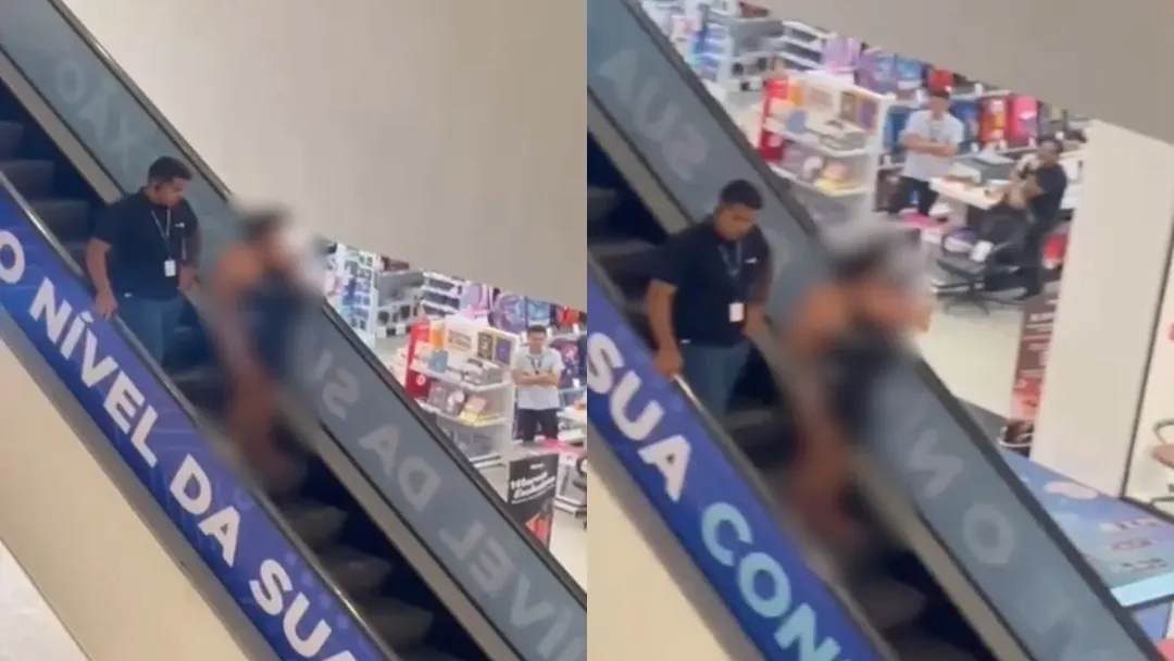 Mulher sem roupas causa confusão no Brasil Park Shopping em Anápolis