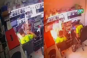 Celular explode durante conserto em assistência técnica de Aparecida de Goiânia e deixa técnico ferido