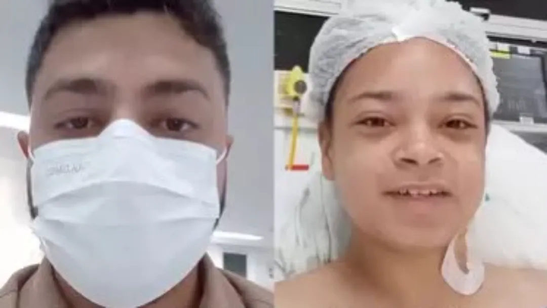 Jovem atacada por tubarão no Recife reencontra médico e emociona com mensagem de recuperação