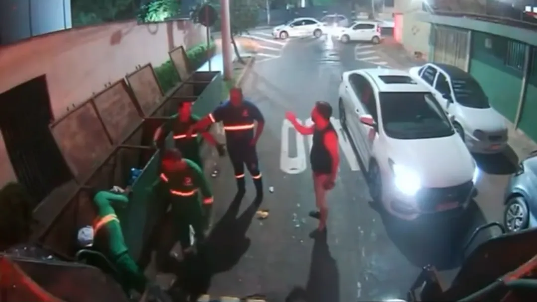 Perito da Polícia Científica é identificado após agredir e ameaçar coletores de lixo em Goiânia