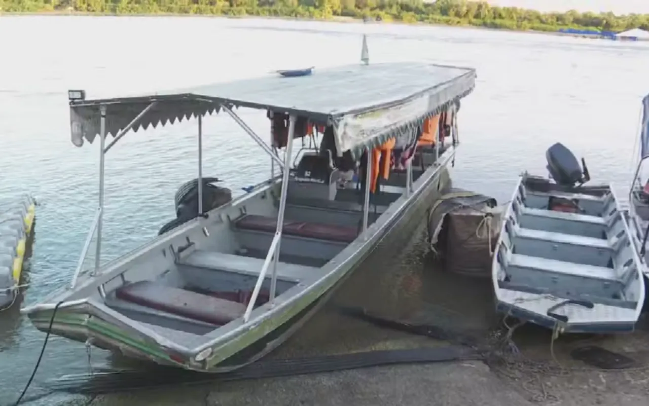 Batida entre embarcações no Rio Araguaia deixa seis feridos; adolescente é transferida para o Hugol