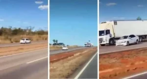 Motorista bêbado invade contramão na BR-364, provoca acidente e acaba preso em MT