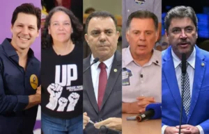 Saiba quem são os cinco candidatos confirmados ao Governo de Goiás nas eleições de 2026