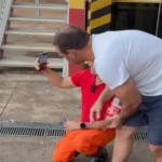 Bombeiro faz videochamada e ajuda a salvar criança engasgada em Goianésia
