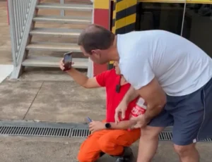 Bombeiro faz videochamada e ajuda a salvar criança engasgada em Goianésia