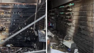 Suspeito de incendiar carro e loja da ex continua preso
