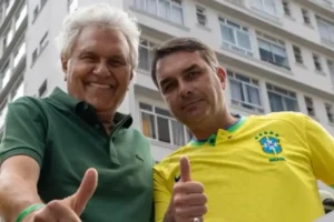 Caiado confirma apoio a Flávio Bolsonaro no 2º turno